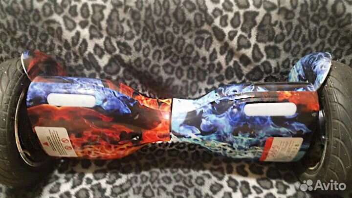 Гироскутер огонь и вода, с подсветкой и блютуз. бу