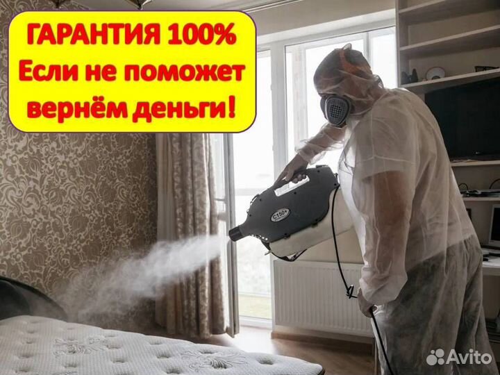 Уничтожение тараканов, клопов, блох, мышей 24/7