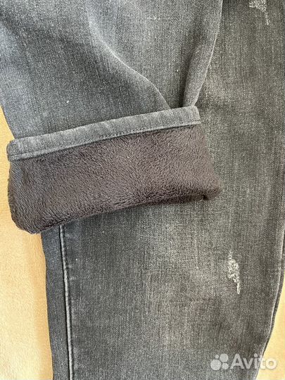 Джинсы для беременных утепленные