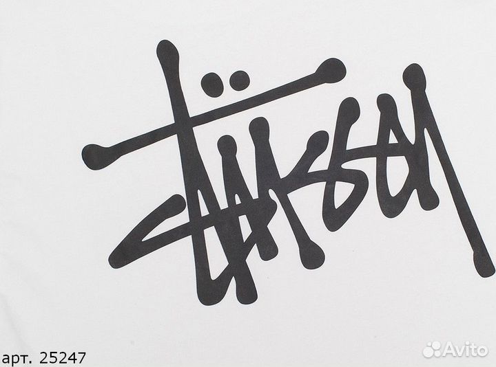 Футболка Stussy msk type Белая