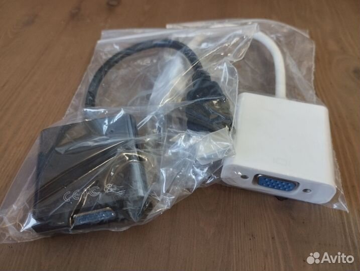 Переходник Hdmi на VGA, Новые. Разные