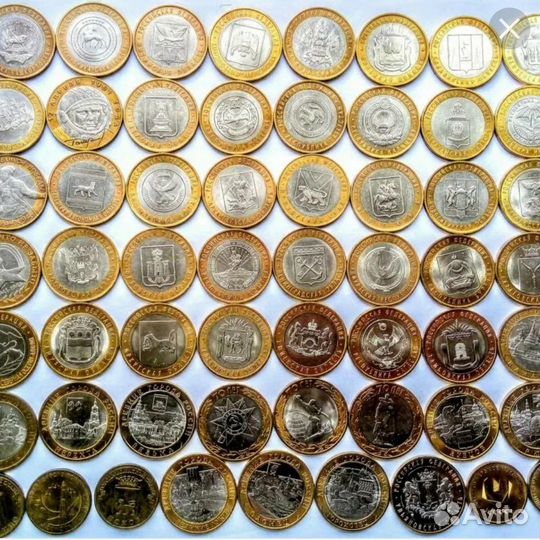 10 рублей биметалл