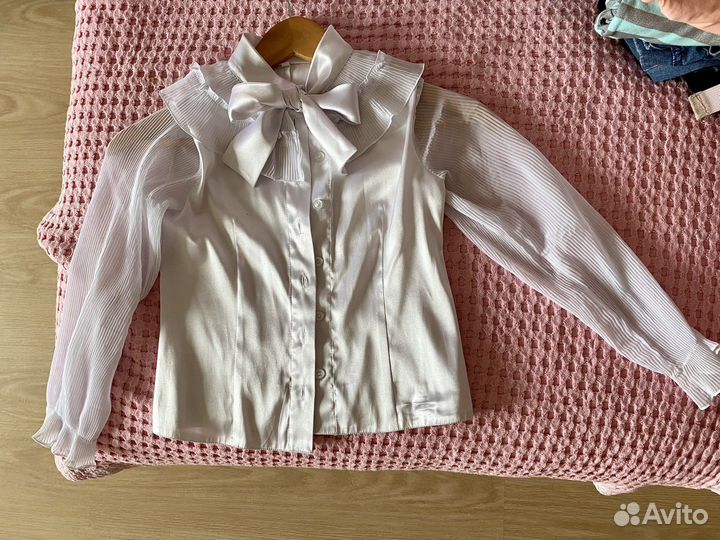 Школьная форма (пиджак, юбка, блуза) 126 см