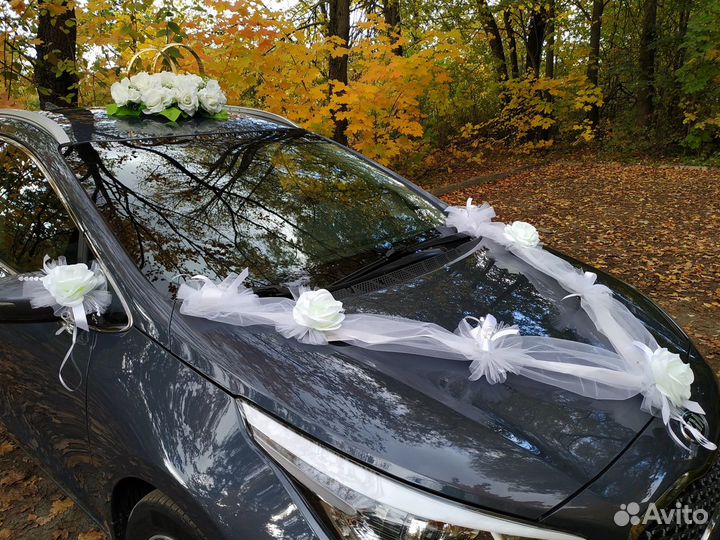 Украшения на свадебную машину