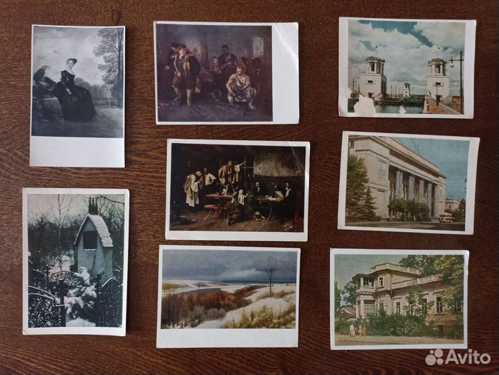 Наборы открыток СССР, календари, путеводители