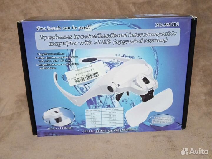 Очки лупа с подсветкой