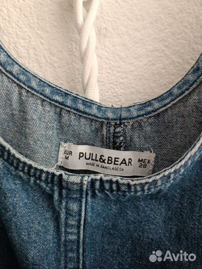 Джинсовый комбинезон женский Pull&Bear