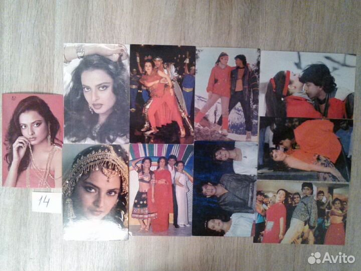 Открытки с актерами индийского кино