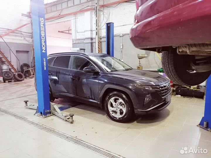 Замена сцепления ркпп Hyundai Tucson\Хендай Туссан