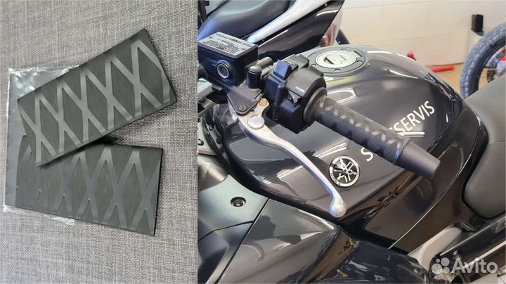 Накладки нескользящие чехлы на ручки мотоцикла