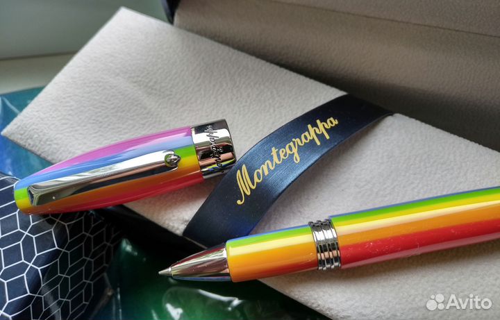Роллер Montegrappa Fortuna Rainbow +шарф/оригинал