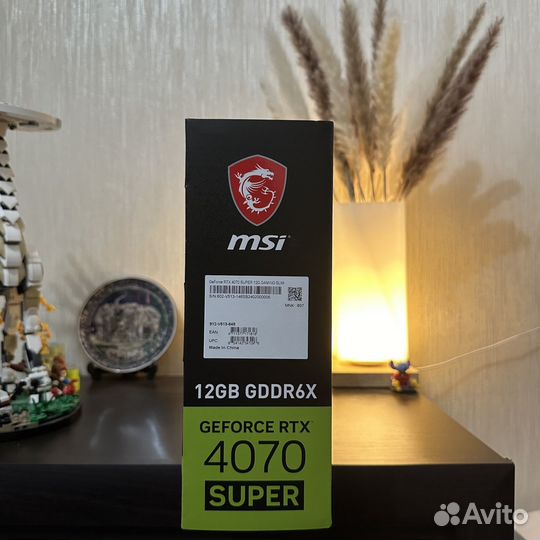 Видеокарта RTX 4070 super MSI gaming x slim 12 Gb