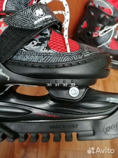 Коньки детские + защита