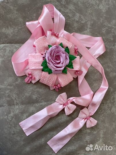Бант на выписку для девочки