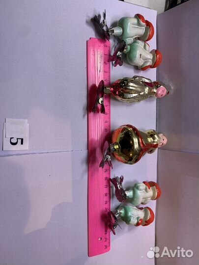 Елочные игрушки винтаж СССР