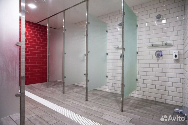 Душевая для фитнес-клубов