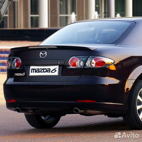 Бампер задний в цвет Mazda 6 GG седан (2002-2008)