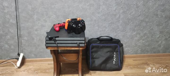 Sony playstation 4 pro 1tb + жёсткий диск на 2 тб