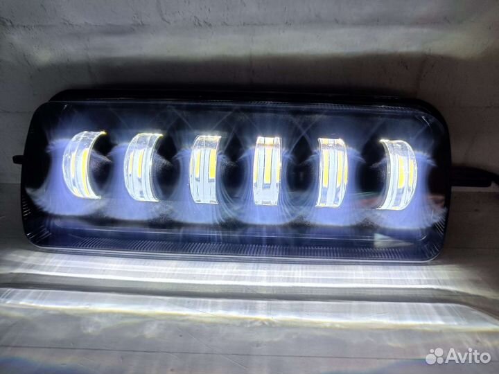 Светодиодные Надфарники на Ниву 6 линз