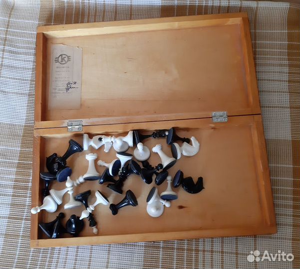 Шахматы СССР пластик