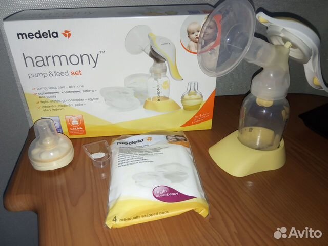 Молокоотсос ручной medela Harmony, двухфазный