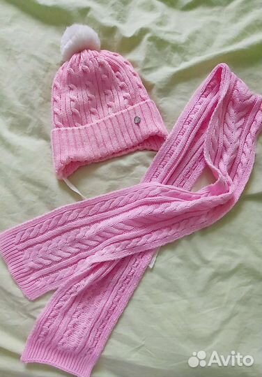Комплект шапка, шарф