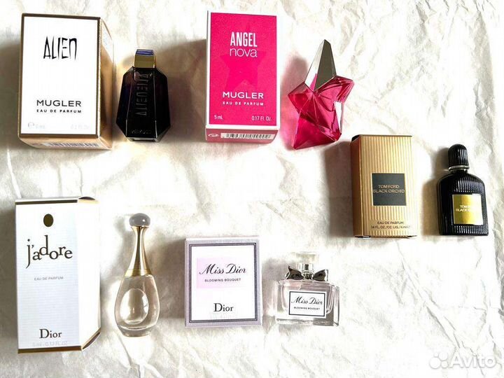Миниатюры женского и мужского парфюма
