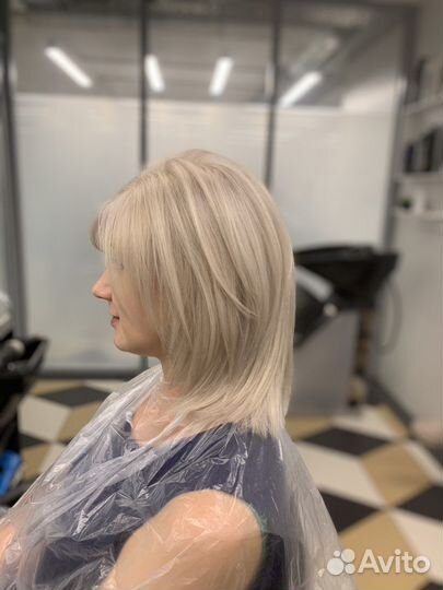 Стрижка и окрашивание волос