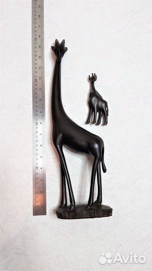 Статуэтки Жираф черное дерево Африка