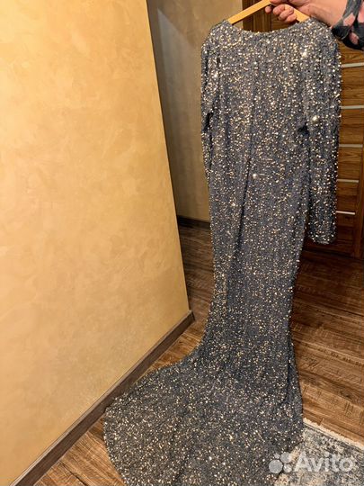 Платье вечернее в пол 48