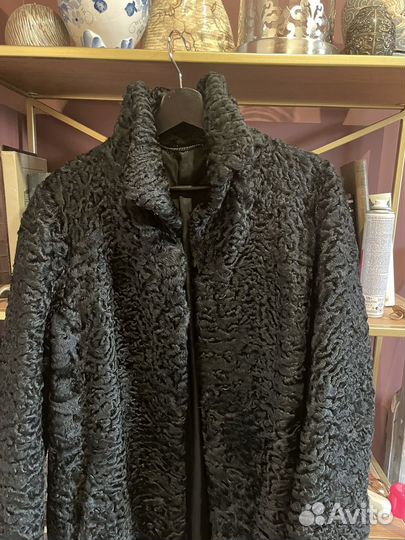 Полушубок из каракульчи XS/S