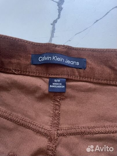 Calvin Klein новый джинсы оригинал вельветовые