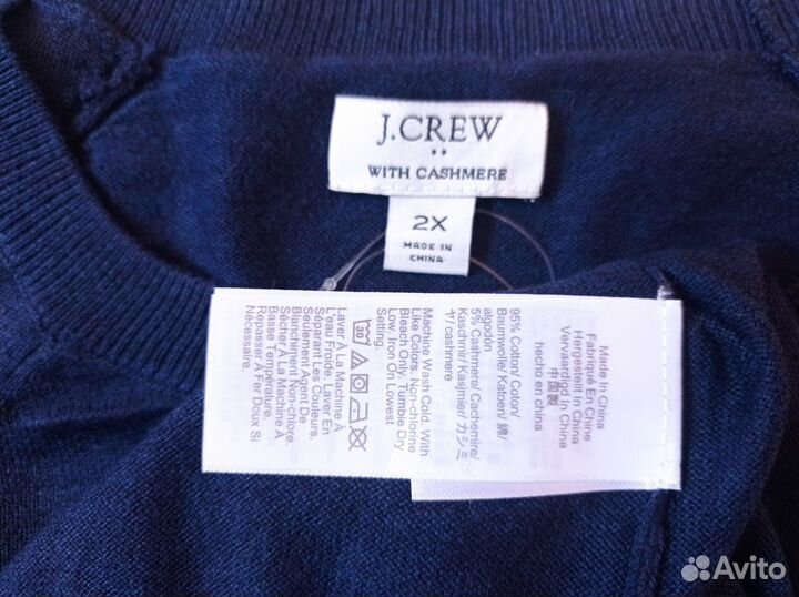 Свитер синий JCrew 56 58