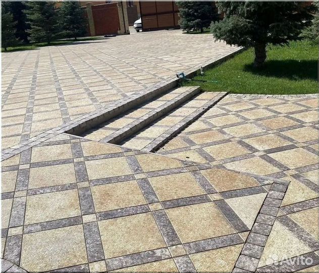 Тротуарная плитка брусчатка