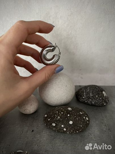 Серьги хуппы