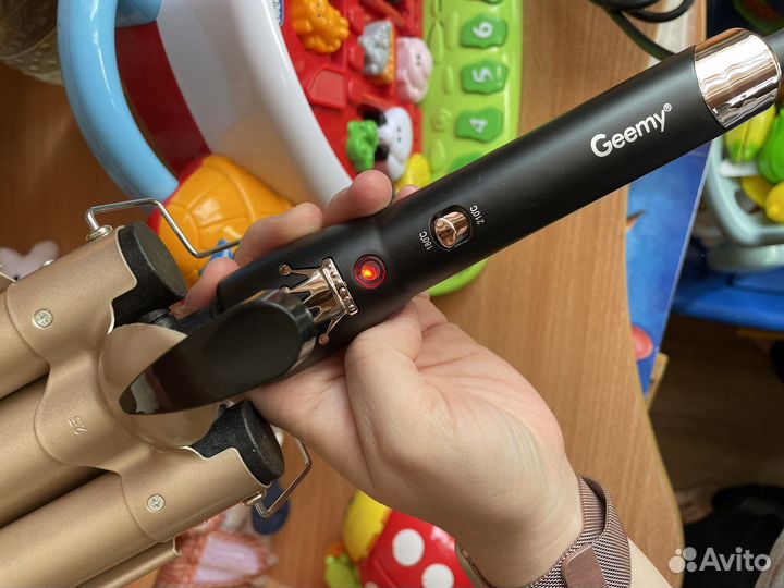 Плойка тройная для волос