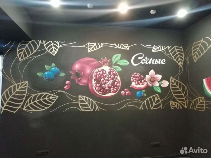 Меловые доски. Роспись. Оформление