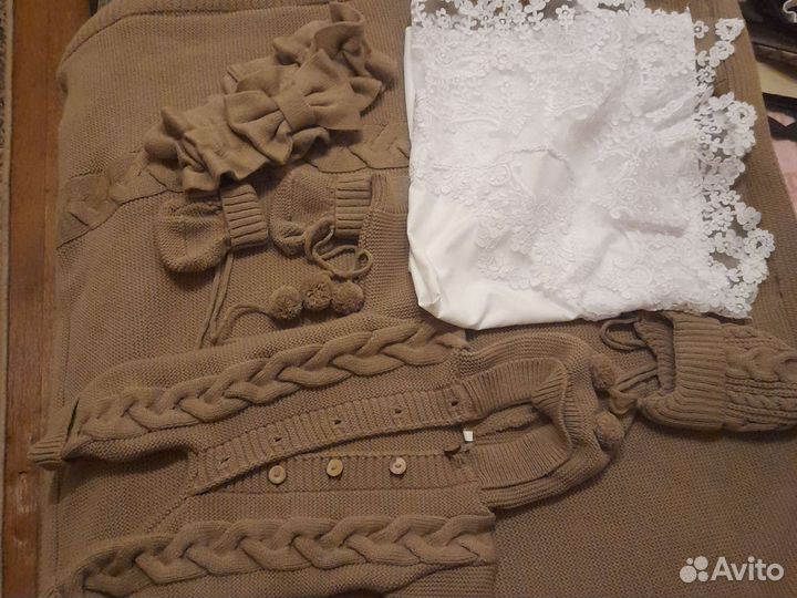 Меховый конверт на выписку