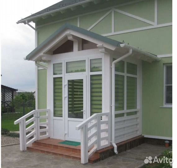 Входная группа пвх в коттедж