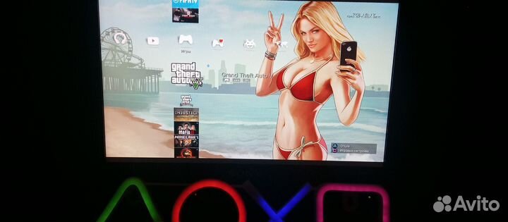 PS3 Slim 1 тб Прошитая 100 + 1360 игр