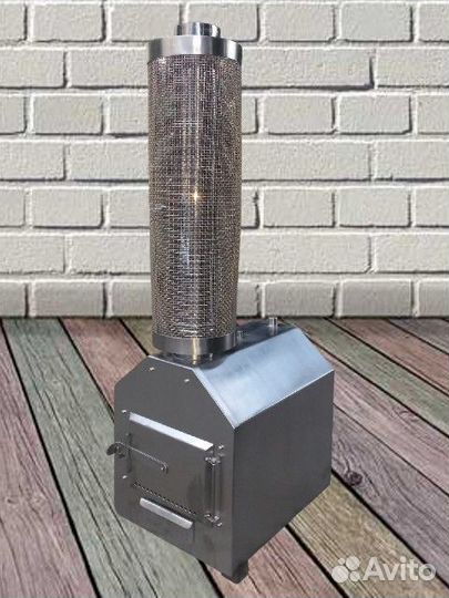 Наружная дровяная печь для купели 50-55 кВт