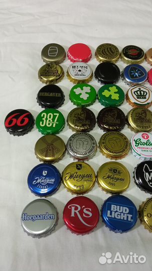 Пивные крышки (пробки) набор 50+5 шт. все разные