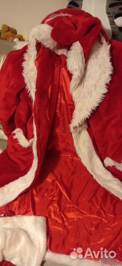 Костюм деда мороза взрослый бу