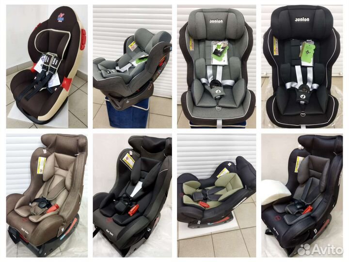 Новое автокресло 0-25 и 9-25 кг с наклоном для сна