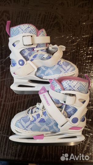 Коньки детские раздвижные nordway 26-31