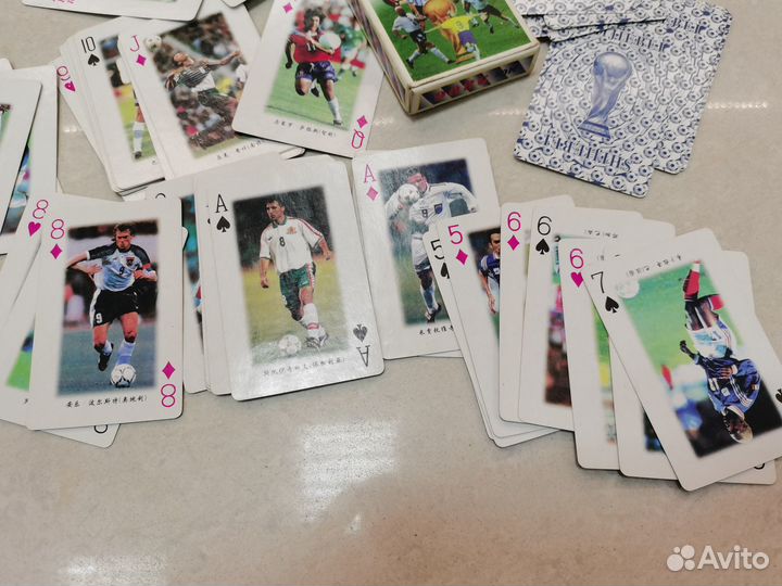 Карты игральные футбол чемпионат мира 1998 года