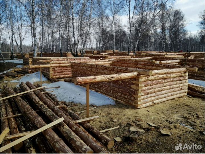 Сруб бани 3 на 5 метров