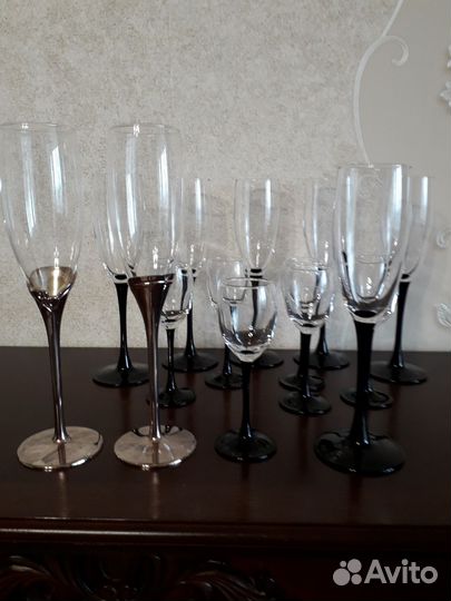 Вазы Греция Фужеры 3 комплекта