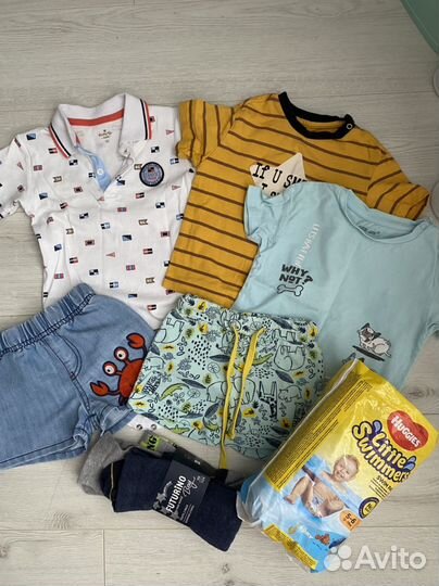 Вещи пакетом 80 86 92 для мальчика