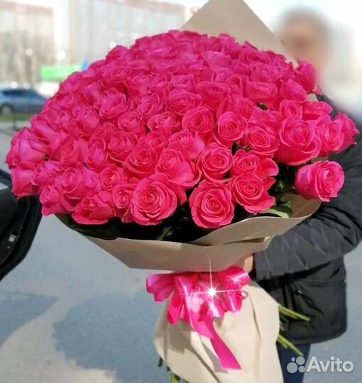 Розы с доставкой 25шт-101шт